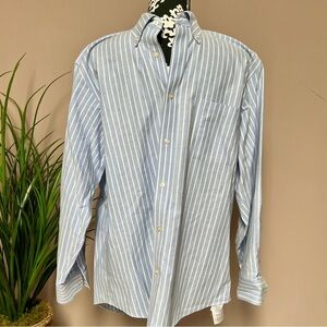 LANDS’ END Men’s No Iron 100% Cotton Original Oxford